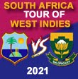 South Africa tour of West Indies, 2021